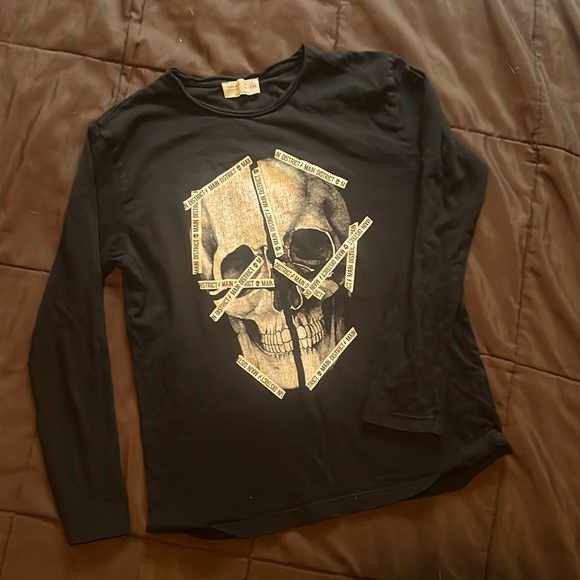 Size 9 boys long sleeve shirt with back detailing - Picture 1 of 3